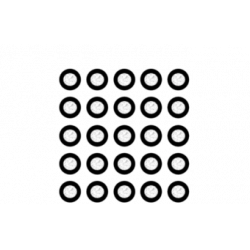 Magnetic reflective targets for Scantech 3D scanner, 100 pcs