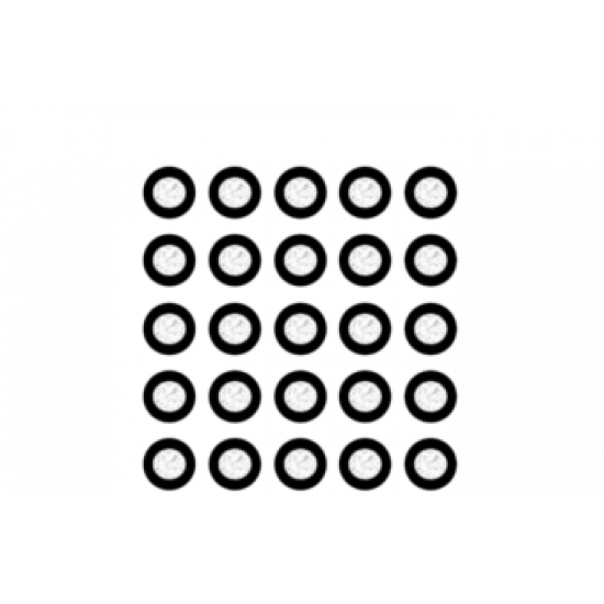 Magnetic reflective targets for Scantech 3D scanner, 100 pcs