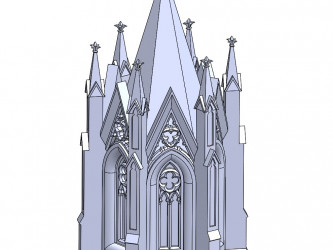 Architectural 3D Modeling in Center 3D Print