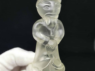 3D printed from Formlabs Clear Resin