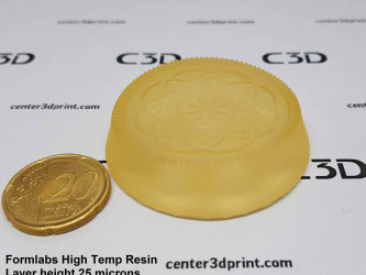 Formlabs High Temp Resin mold 25 microns
