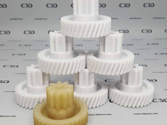 3d printed gears for shredder with Co-Pet