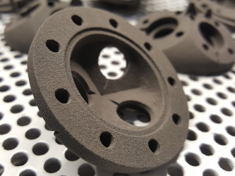 SLS 3D printed parts Formlabs Nylon 12