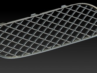 3D scan of the Bentley radiator grille