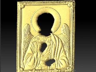 Scanning art objects: icon