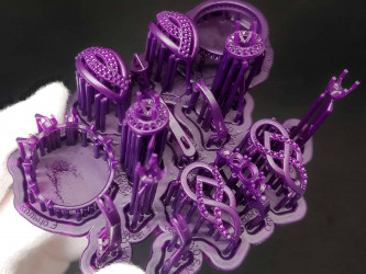 Molded resin jewelry parts Formlabs Castable Wax